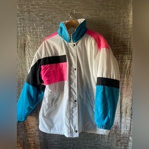 Vintage colour block jacket